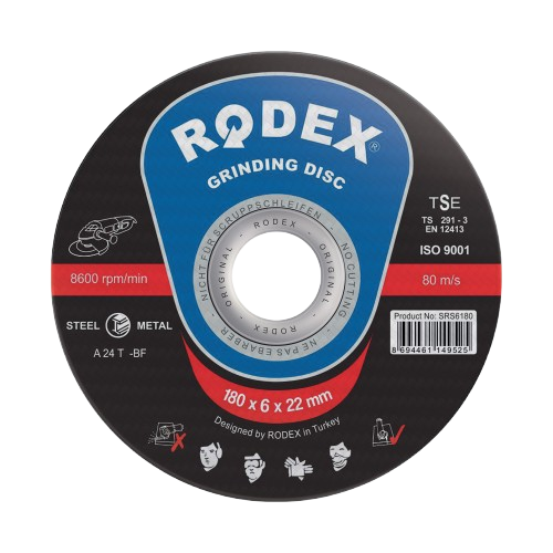 RODEX METAL TAŞLAMA TAŞI 180*8*22 